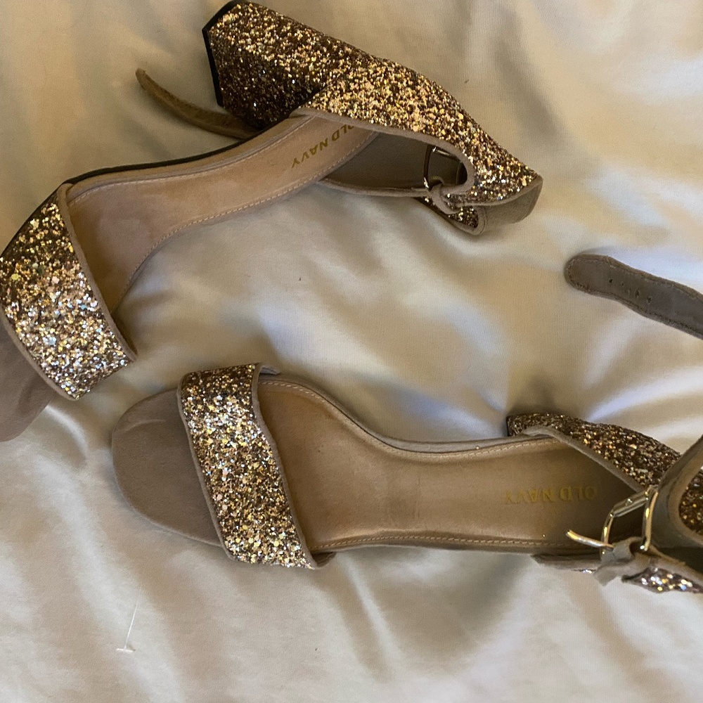 Glitter Heels, size 9